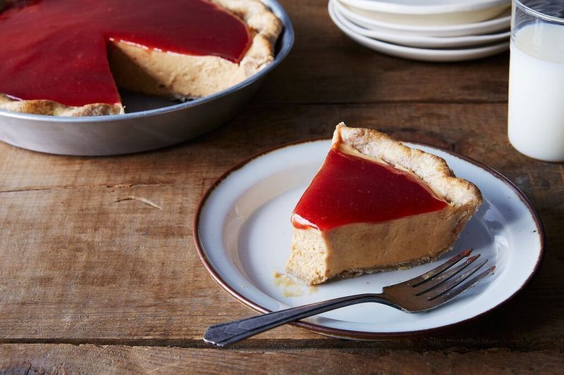 peanut butter and jelly pie