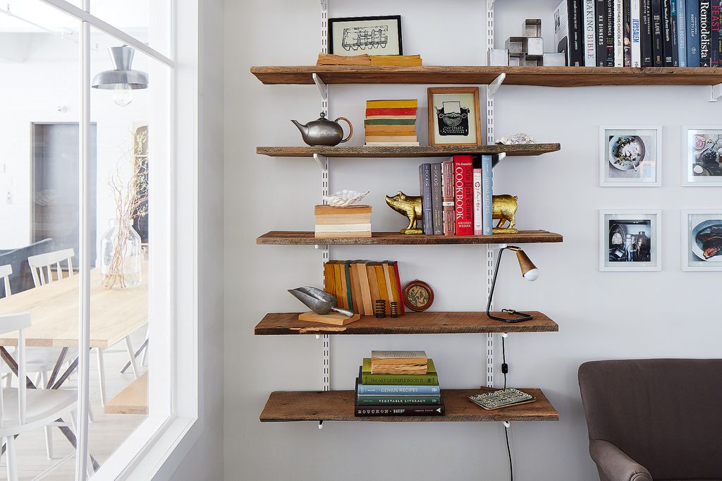 Advice For Styling Open Shelves, How To Cover Open Shelves In Living Room