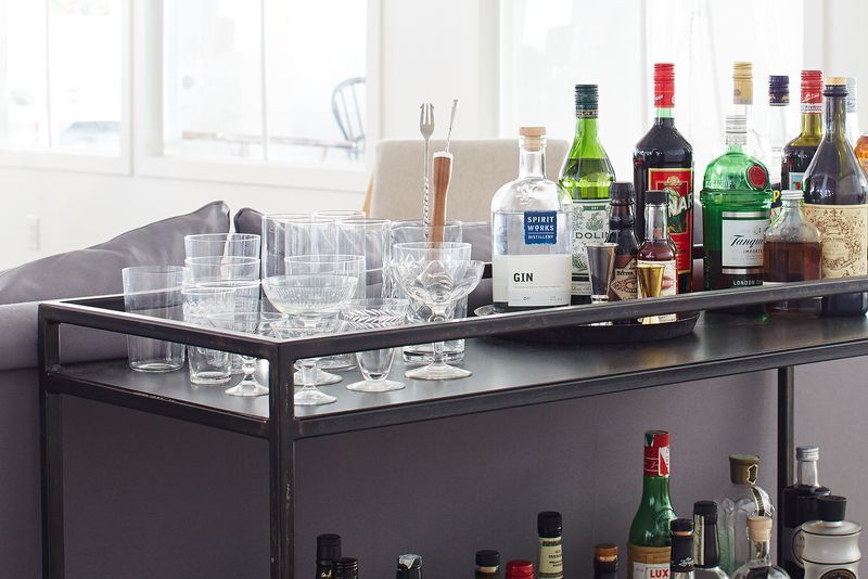 recipe for a well-stocked bar cart