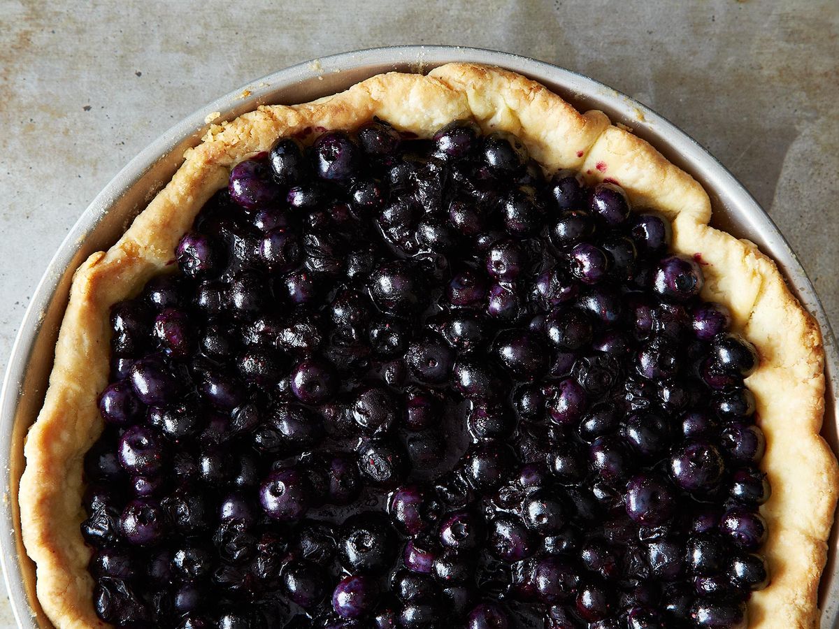 Best Open-Faced Blueberry Pie Recipe - How To Make Fresh Blueberry Pie