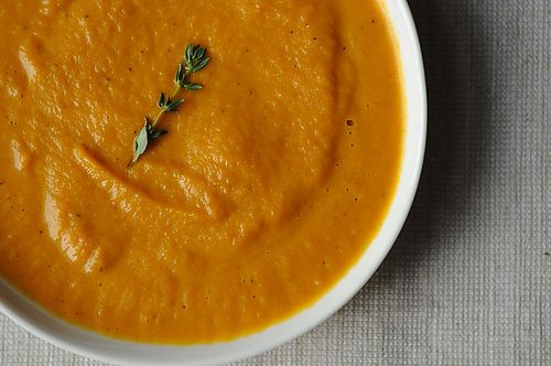 Roasted Carrot soup from Food52