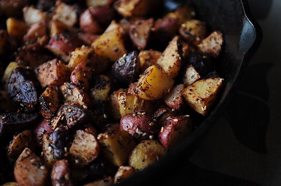 A Medley of Roasted Potatoes with Homemade Za'atar and Aleppo Pepper, from Food52