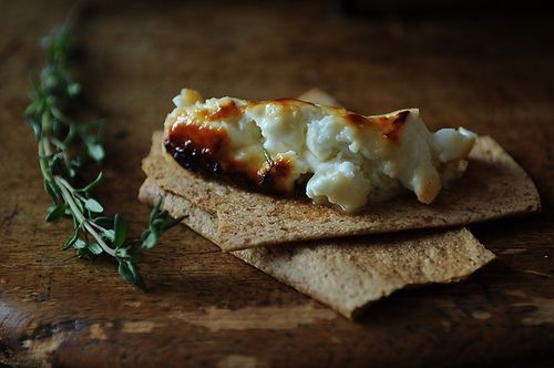Roasted Feta with Thyme-Infused Honey from Food52