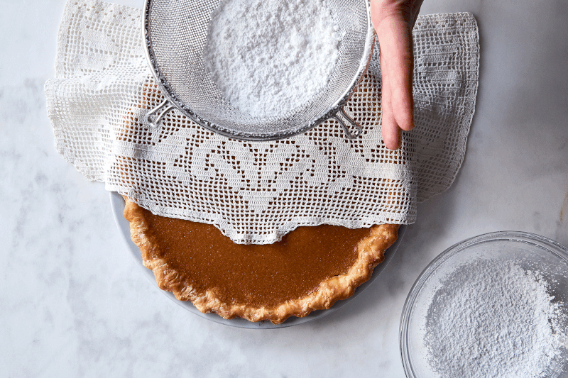 This, here, is the easiest way you can decorate any smooth-topped pie.