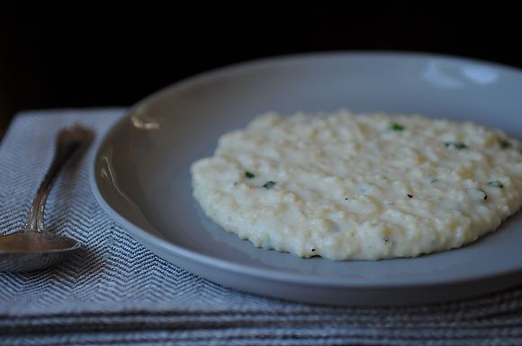 Millet with Cheese and Chives