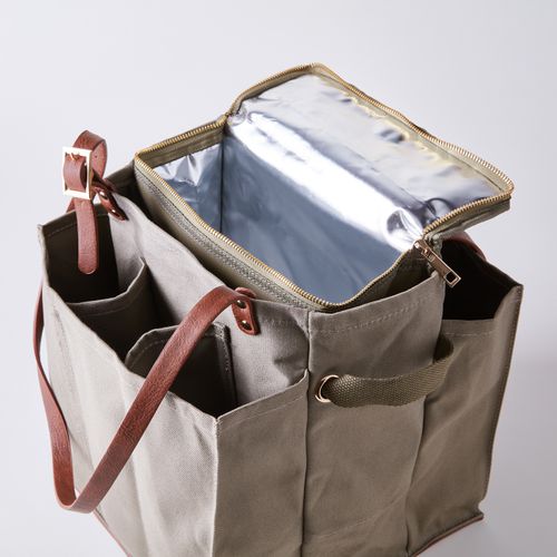 Propolis Organic Cotton Canvas Market Bag (Olive)