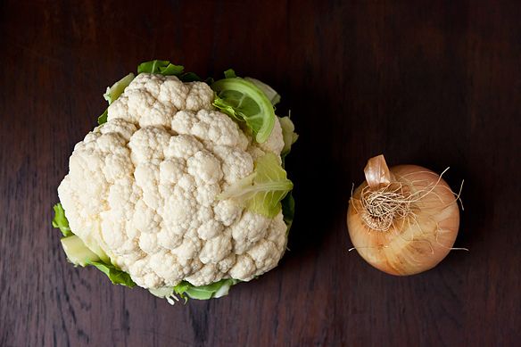 cauliflower & onion