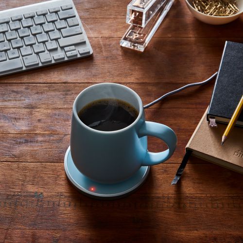 Coffee Mug Warmer for Desk, Electric Coffee Cup Warmer with 3-Temp  Settings, Sma