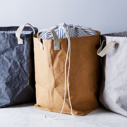 Laundry Bags Black Cotton Heavy Large Sack Drawstring Storage Shopping Reusable 
