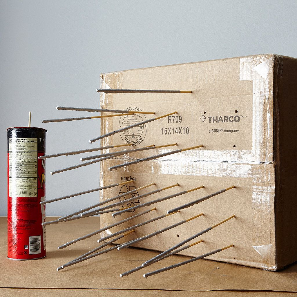 DIY Sparklers Drying Rack by Caitlin PIke