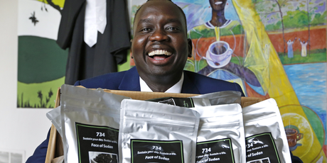 How Sudanese refugee Manyang Reath Kher began 734 Coffee