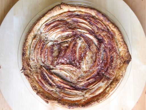 Apple Tart with Walnut-Horseradish Frangipane