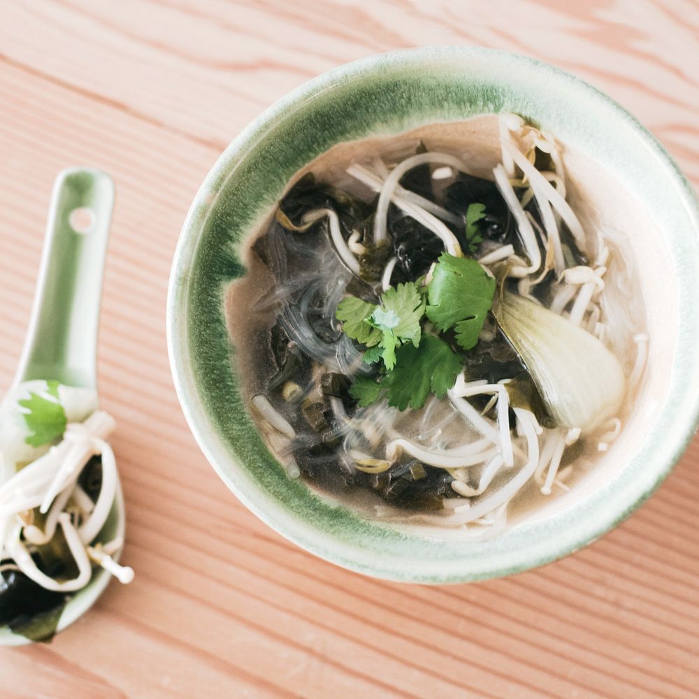 a vegetable lover's miso soup