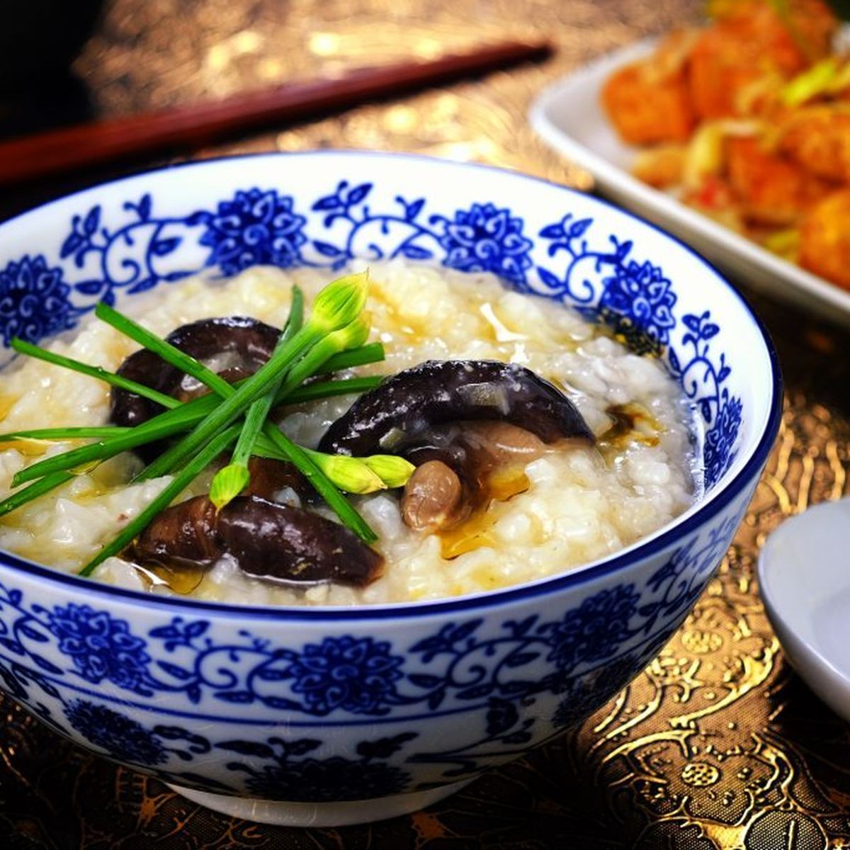 “Rice Congee with Shiitake Mushrooms and Peas”的图片搜索结果