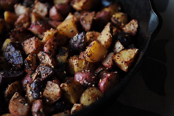 A Medley of Roasted Potatoes with Homemade Za'atar & Aleppo Pepper