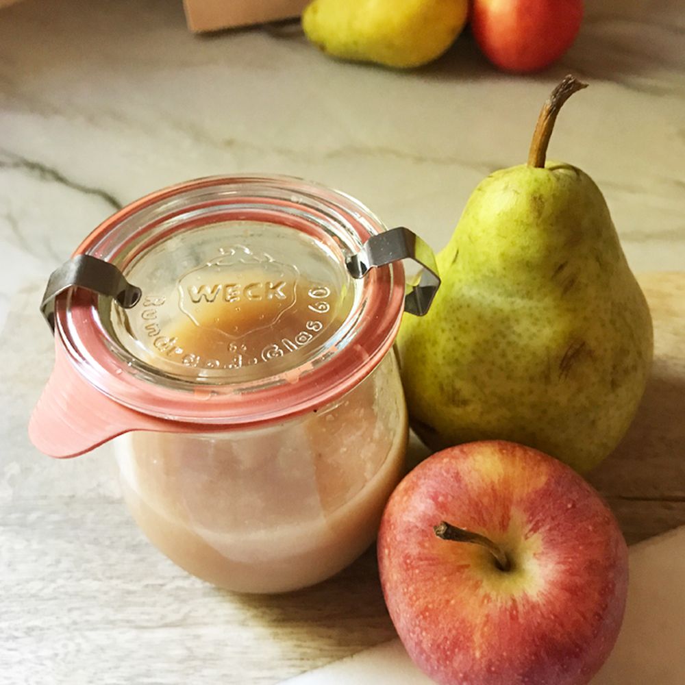 quick & easy pear apple sauce