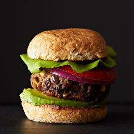 veggie burgers by Karen Burns