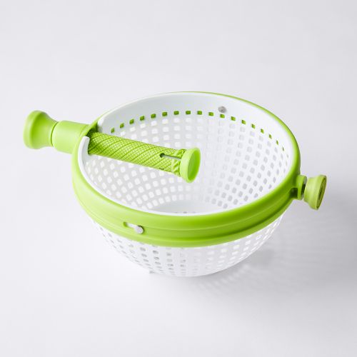 1 Pc Salad Spinner, Multi-Use Kitchen Collapsible Spinning Colander with  Handle, Strainer, Washer Dryer Drainer Compact Storage, for Washing,  Cleaning & Drying Greens, Vegetables, Fruits