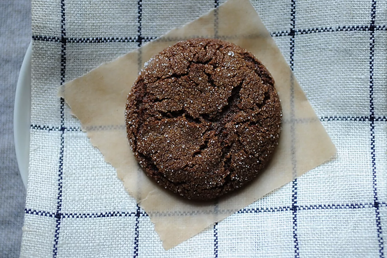 Ginger Spiced Dark Molasses Sugar Cookies