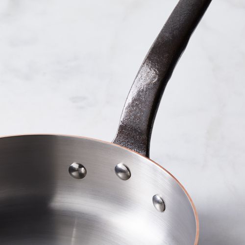 De Buyer Prima Matera Conical Copper Stainless Steel Saute-Pan 8-Inch