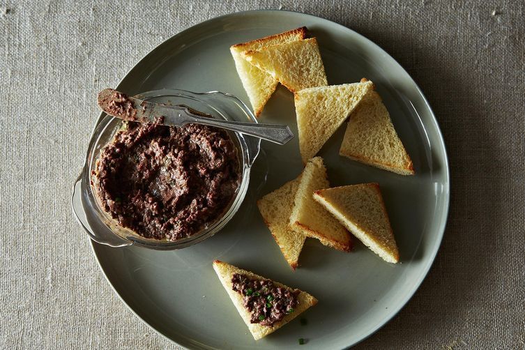 Chicken liver spread from Food52