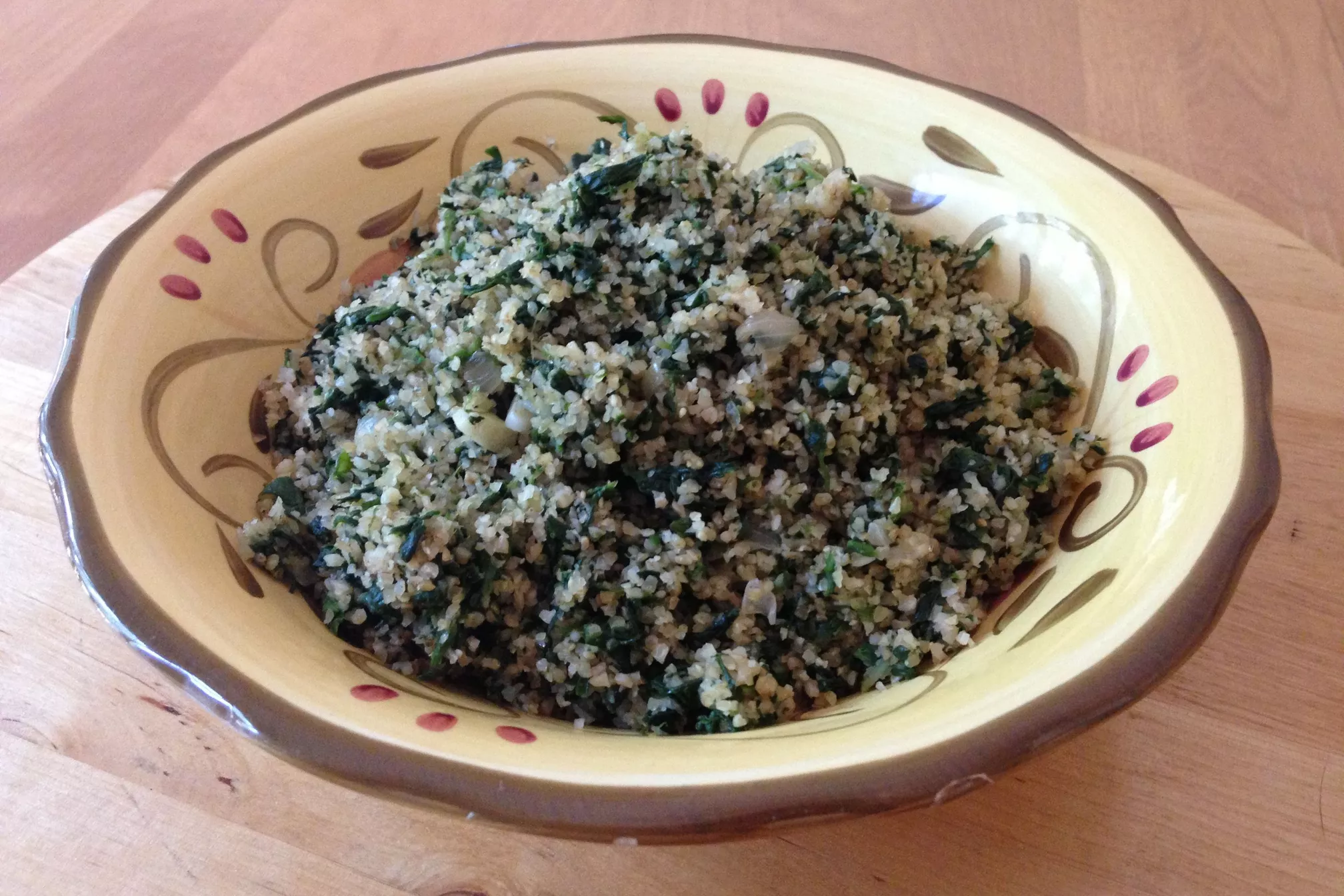 Brug af en computer ulæselig Støvet Spinach and Bulgur Mix Recipe on Food52