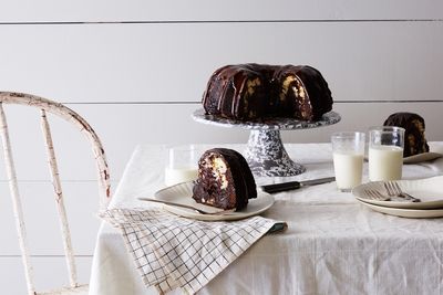 Rich Chocolate Cake with Coconut Filling and Ganache