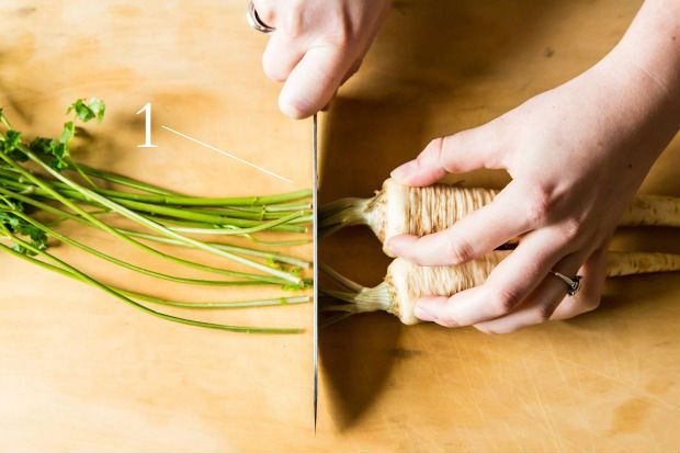 How to Prep and Store Parsley Root, from Food52