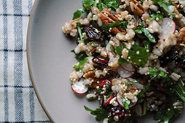 Radish and Pecan Grain Salad