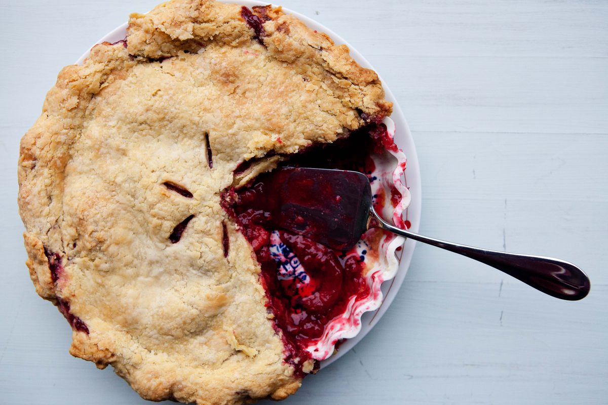 Plum and Raspberry Pie Recipe on Food52.
