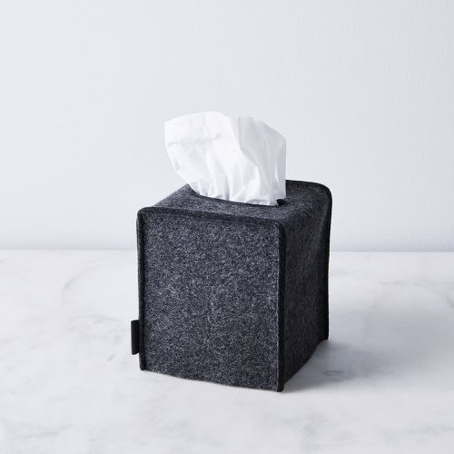 High Quality Tissue Box Paper Holder Simple Solid Color Wool Felt Tissue Case^\ 