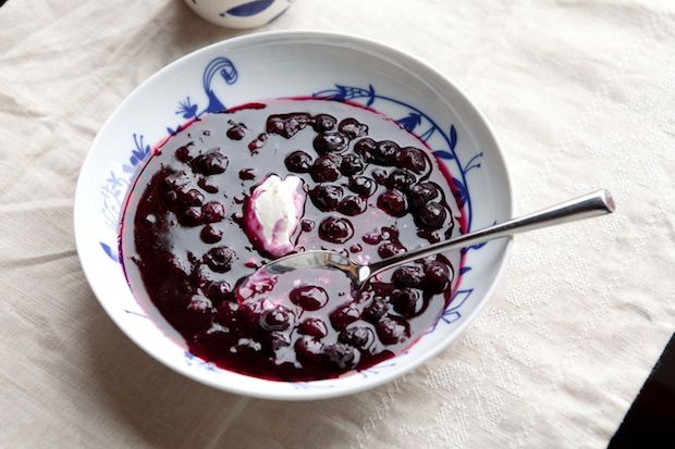 Blueberry soup from Food52