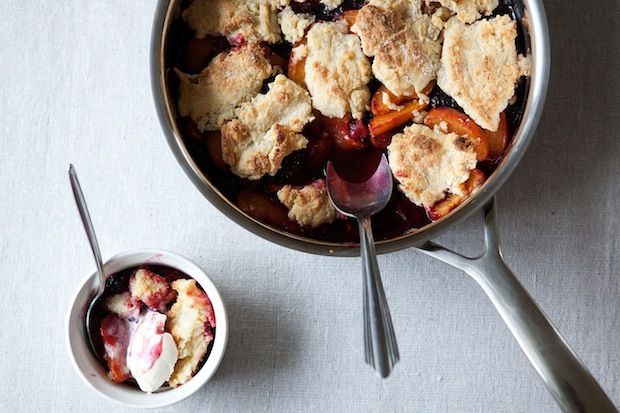 Blackberry Apricot Cobbler from Food52