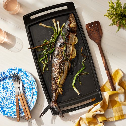 Staub Cast La Plancha Griddle & Cast Iron Double Burner, For All Cooktops,  Pre-Seasoned on Food52