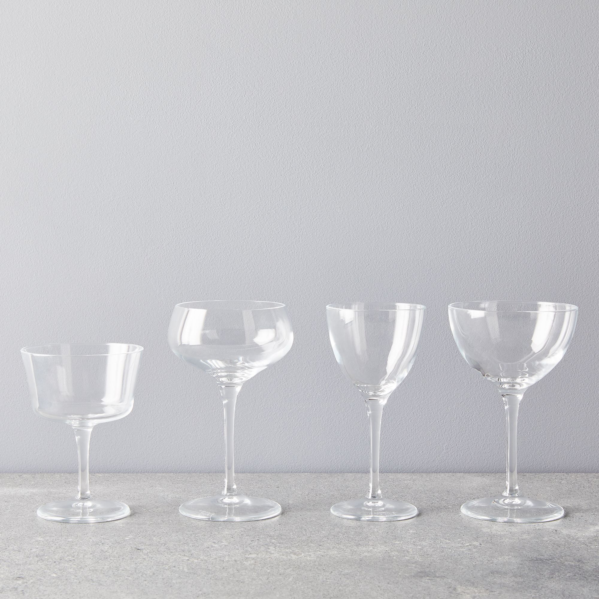 Set Of 4 Luigi Bormioli Rigoletto Martini Dessert Glasses C166K 9 1/2oz New 