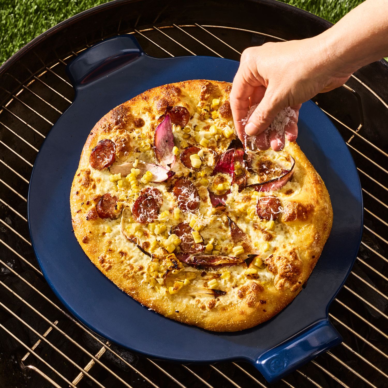 Emile Henry Square Pizza Stone - Charcoal