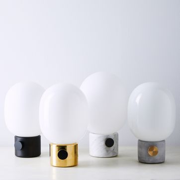 Modern Table Lamp 4 Styles Bulb, Orb Table Lamp Brass