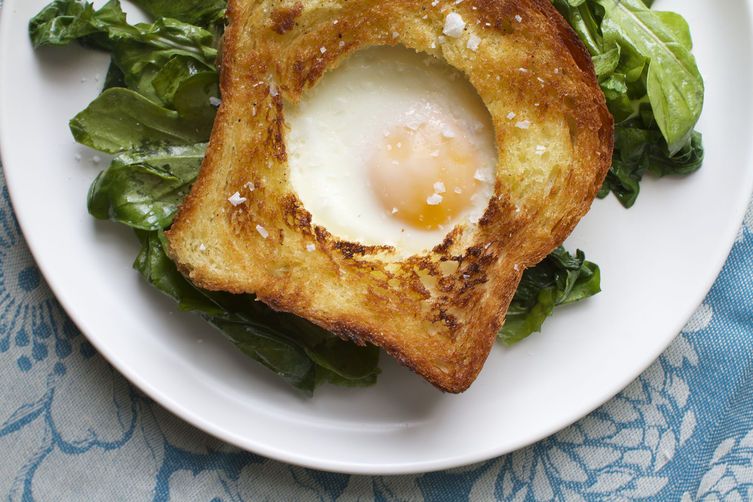 Eggs in toast from Food52