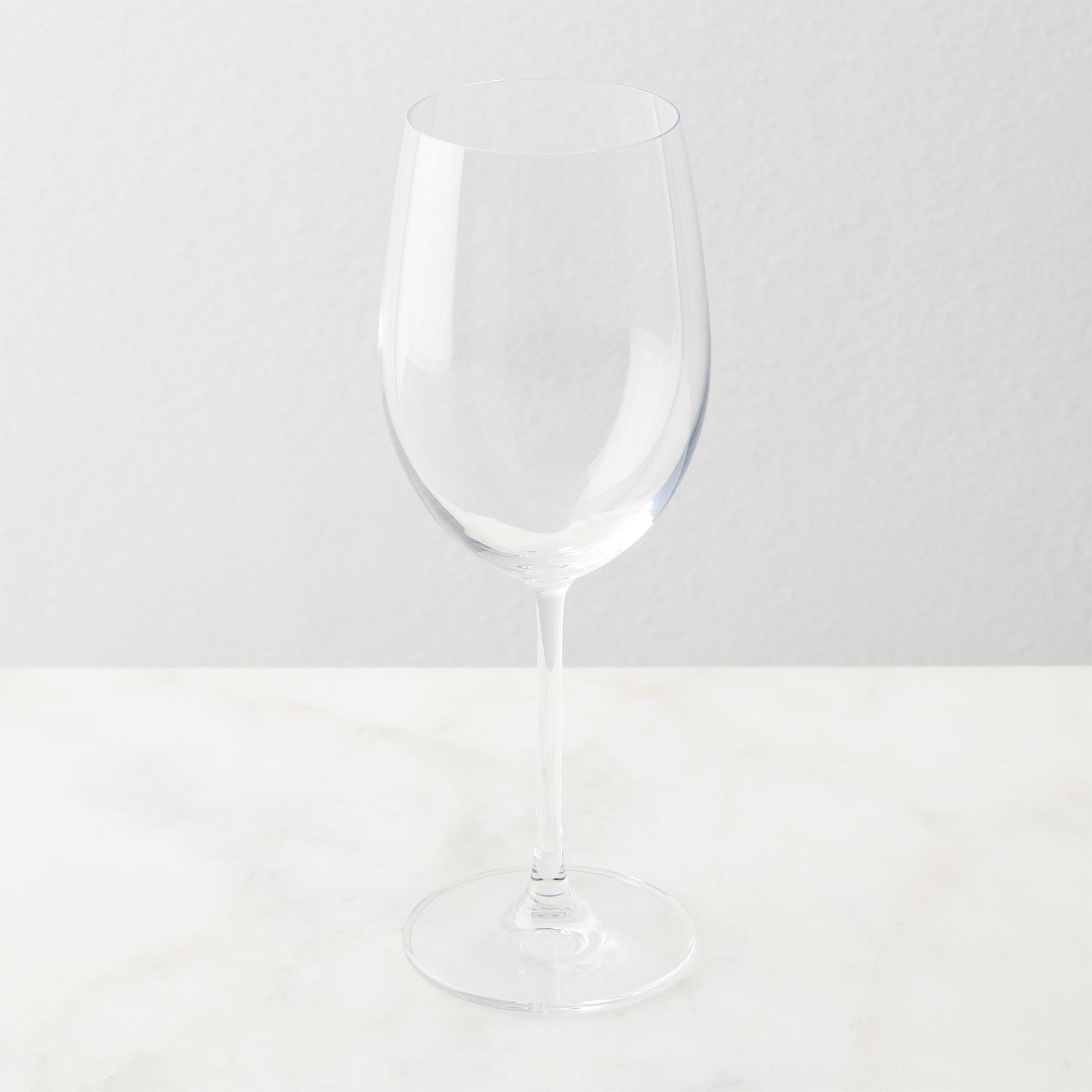 Nude Glass Vintage Grand Bourgogne Crystal Burgundy Wine Glasses