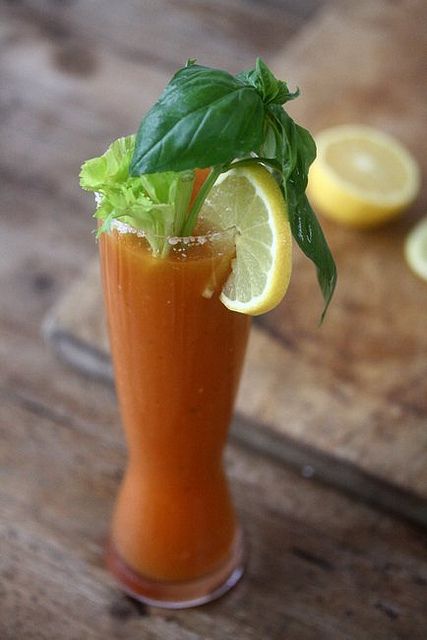 Spicy Basil Bloody Mary Mix from Food52