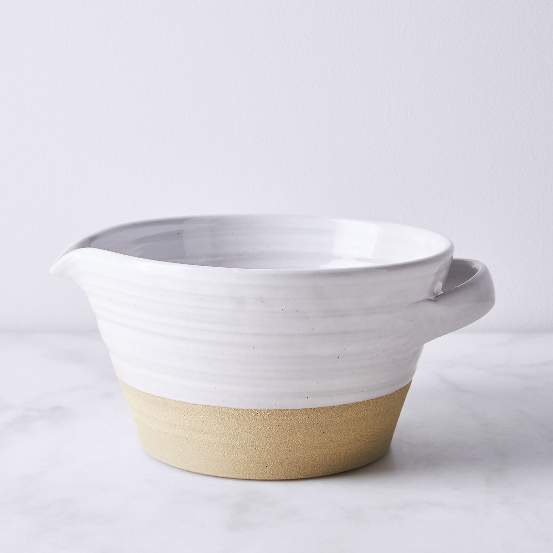 Farmhouse Pottery Handmade Ceramic Batter Bowl in Stoneware on Food52