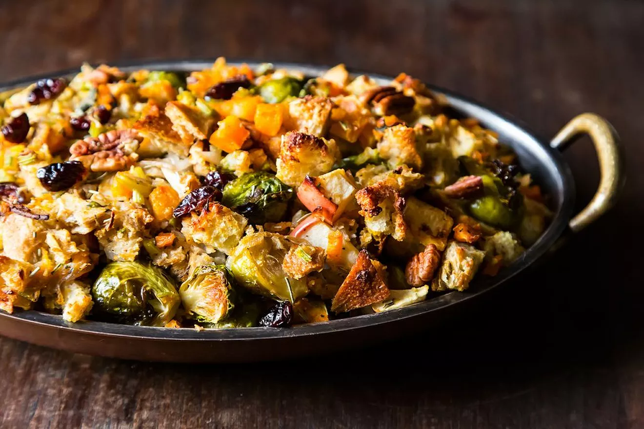 Butternut Squash, Brussels Sprout & Bread Stuffing