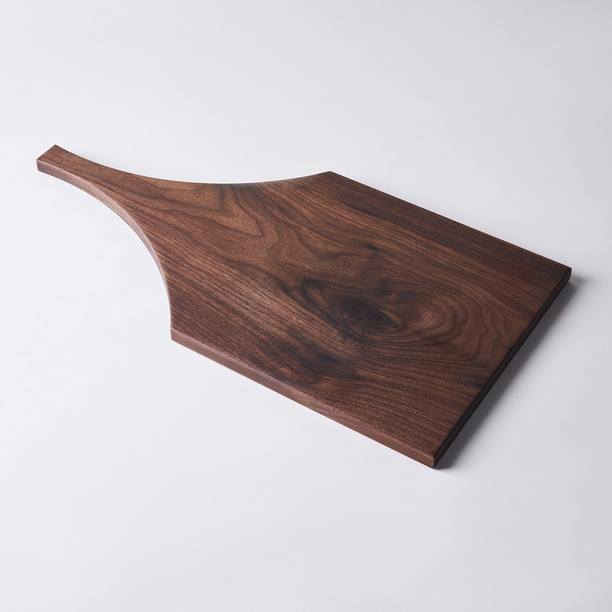 Wooden Plate in Walnut and Maple Wood Baguette Board Handmade serving board by Peg and Awl Kitchen Decor