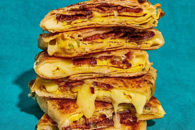 Bacon and Egg Sandwich Stack, Recipe