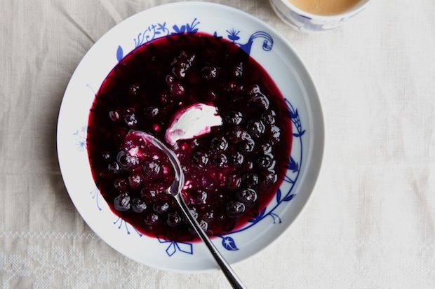 Blueberry soup from Food52