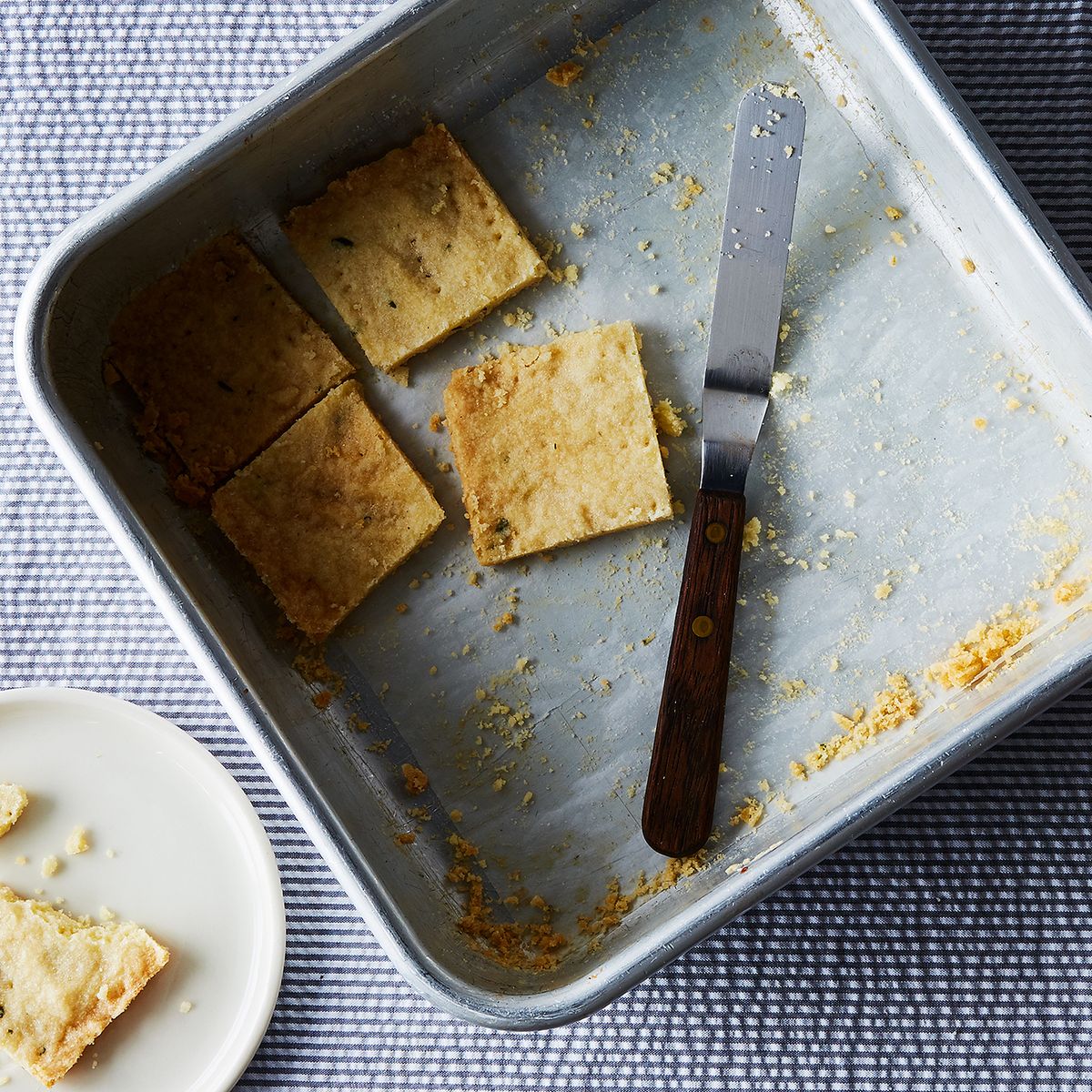 Deb Perelman's Olive Oil Shortbread with Rosemary & Chocolate Chunks