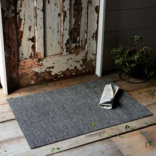 Chilewich Shag Heathered Doormat – Grey – 18 x 28