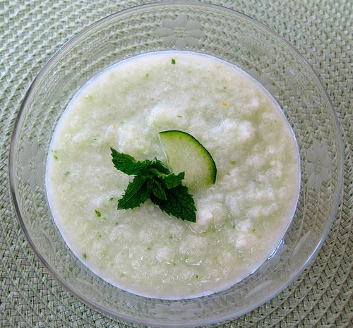 Cucumber Honeydew Soup