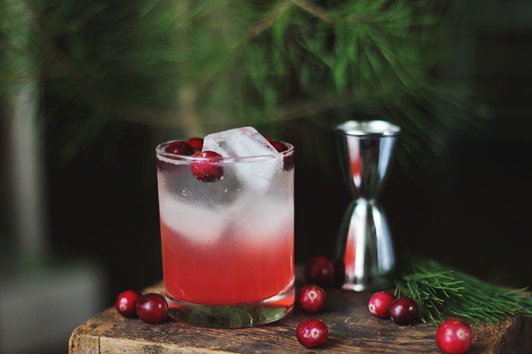 Cranberry-Pine Mocktail