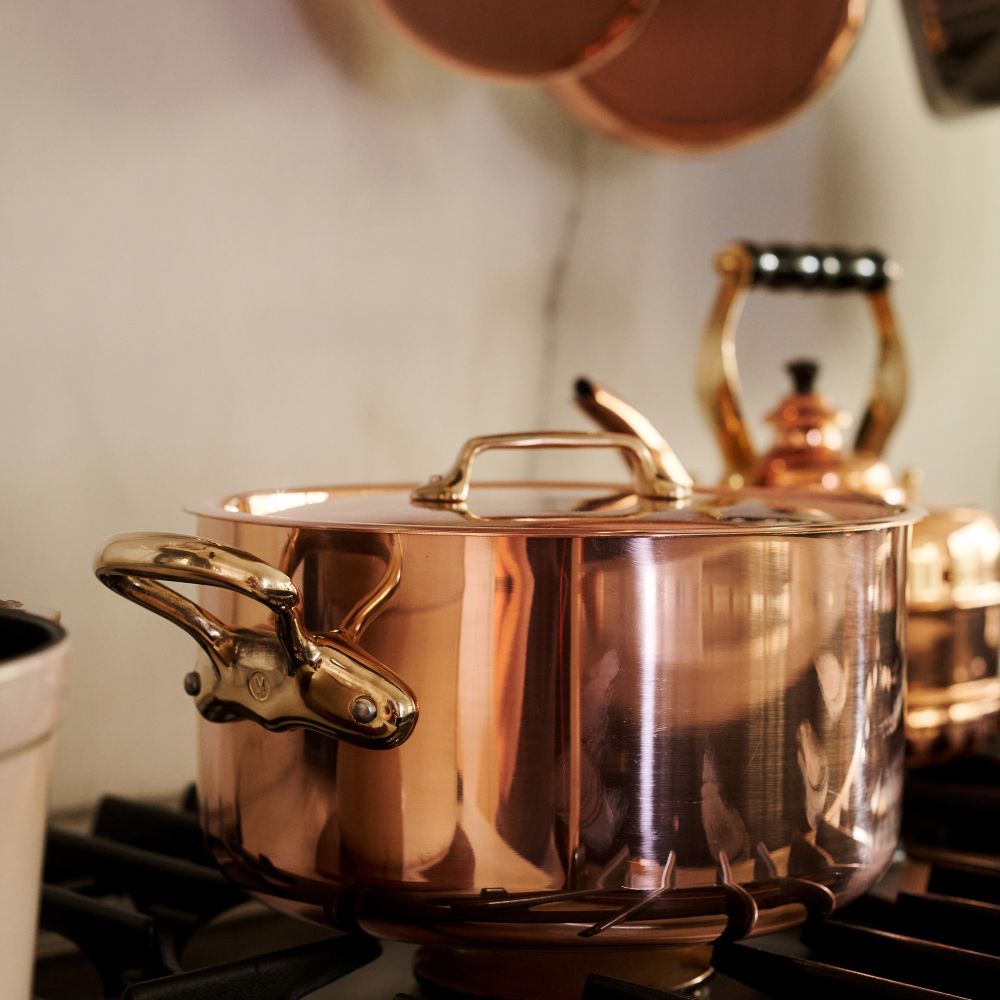 Mauviel M'200 B Stock Pot With Bronze Handles, Copper on Food52